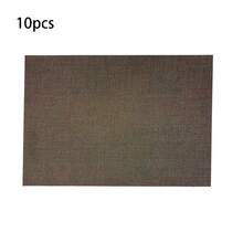 4 Stücke/6 Stücke/8 Stücke/10 Stücke einfarbige quadratische Tischsets, 43cm*46cm hitzebeständige Tischdekorationsstoffe, Kaffeetischsets geeignet für Neujahr, Ostern, Valentinstag Dekoration, Innen- & Außenbereich Zusammenkünfte Zuhause, minimalistischer Stil Esszimmer Anordnung, Geschirr Schutz für Feiertage und Geschenke