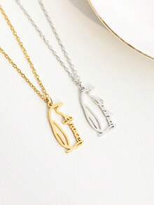 Custom Penguin Necklace, Fashionable Pet Animal Pendant, Marine Life Jewelry, Gift For Animal Lovers Birthday - Multicolor - View 1