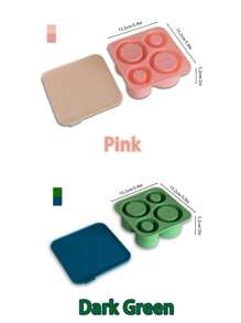 1Pc Silicone Ice Cube With 4 Compartments Mold,Ice Cube Tray, For 20oz 30oz 40oz Tumbler Reusable Silicone Ice Mold, For Ice Drink 4 Pcs Cylinder Ice Tray Cup Accessories, Easy To Release Ice Tray, For Freezing, Ice Tray For Freezing Cocktails, Whiskey, Drinks, Coffee, Summer Ice Bin & Tray, Kitchen Accessories
