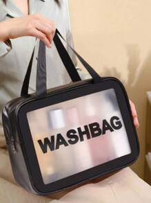 Bolsa de aseo de viaje 3 en 1, bolsa de maquillaje impermeable de gran capacidad unisex, bolsa de cosméticos de viaje impermeable portátil, bolsa de aseo, bolsa de maquillaje, organizador de mujer, útiles escolares/universitarios, bolsa esencial para cruceros, accesorios de playa, organizador de toallas de playa, artículos de playa, bolsa de resort, regalo ideal para vacaciones, caja de almacenamiento de productos de cuidado de la piel y cosméticos, bolsa de viaje esencial