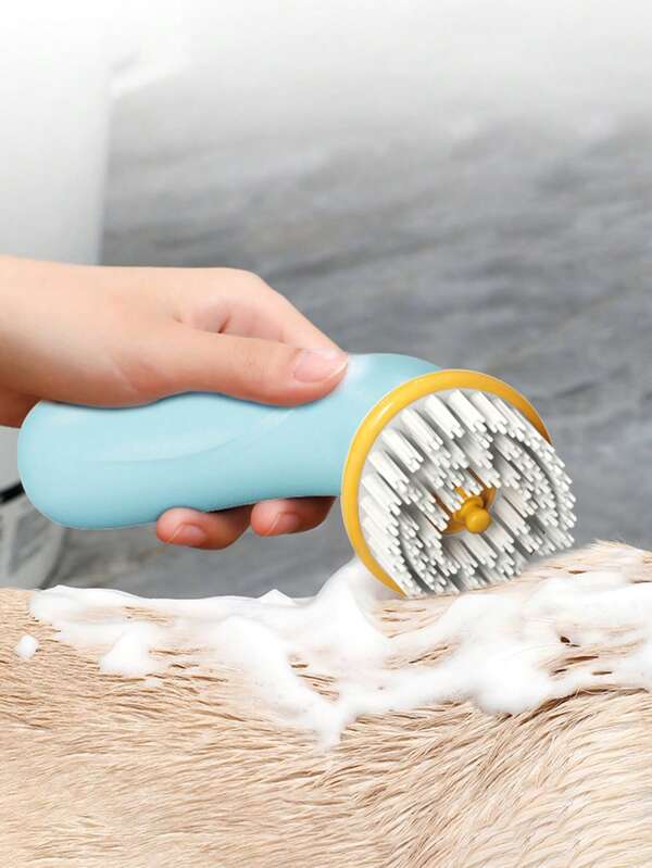 1 pezzo Spazzola per il bagno degli animali domestici, Spazzola per doccia per cani e gatti, Spazzola per la pulizia e il massaggio, Spazzola in silicone per la toelettatura durante il bagno