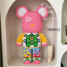 10000片超大熊积木玩具客厅摆件熊出没拼图拼装模型DIY礼物3D立体摆件适合成人生日礼物闺蜜礼物朋友礼物 - 無色 - 查看 19