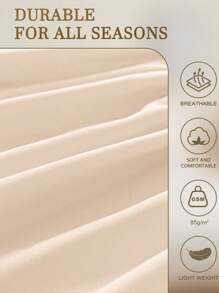 2/3 Pcs Fitted Sheet Set, Bedding, Solid Color Bed Sheet Set, Soft And Comfortable Bedding, Skin-Friendly Bed Cover Set, Room Decor For All Season, Halloween Gift, Mattress Protector For Bedroom, Fits For Single, Twin, Full, Queen And King Size Bed, 1 Fitted Sheet And 1/2 Pillowcases, Machine Washable