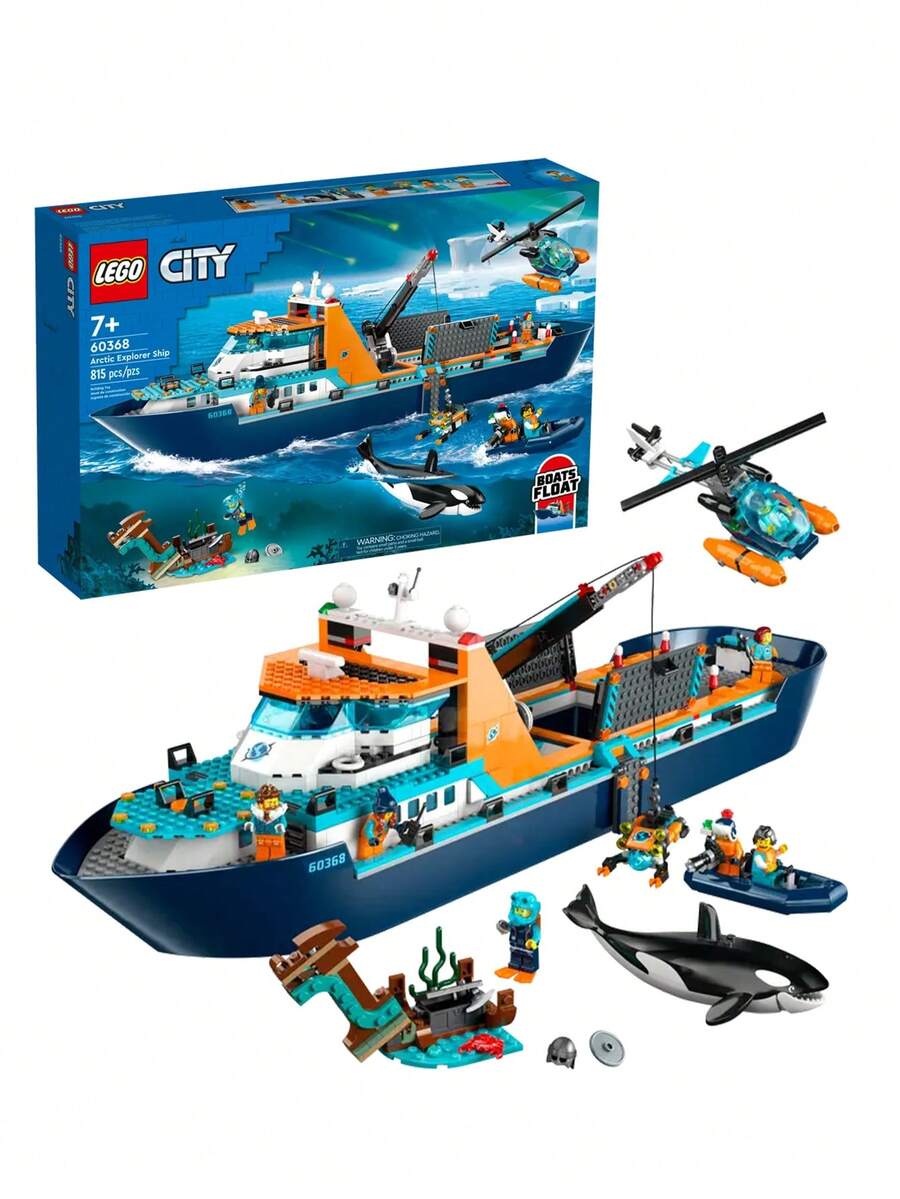 LEGO City® Arctic Research Vessel BOYS FIRST 60368 - Multicolor - View 1