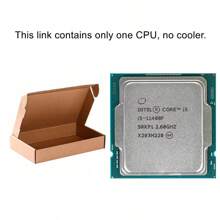 intel Core I5 11400F 2.6GHz Six-Core Twelve-Thread CPU Processor L3=12M 65W LGA 1200 - Rose Gold - View 3