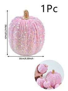 1/7PCS Autumn Artificial Velvet Pumpkin Various Sizes Artificial Flocking Foam Pumpkin Thanksgiving Halloween Harvest Festival Seasonal Festival Decoration Family Farmhouse Wedding Party Desktop Center Decoration ﻿ ﻿ Home Decor Halloween Decor Fall Decor Room Decor Autumn Decor Christmas Decorations Home Christmas Gifts Christmas Decor