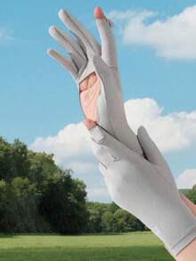 Easypie Selection 女士冰丝露指防晒手套 - 防紫外线和触摸屏，透气夏季驾驶运动手套 - 露指手套 - 查看 1