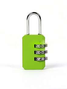 1pc Mini High-Grade Metal Combination Lock, 3-Digit Password, Suitable For Luggage, Suitcases, Gym Lockers, Drawers, Ideal Travel Accessory, Portable, Durable, Anti-Tamper, Compact Design, Convenient To Carry, Essential For Travel And Back To School Season - Multicolor - View 20