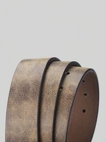 2 件男士针扣腰带，压花纹理时尚男士腰带，男女复古休闲街头个性腰带，适合搭配牛仔裤，是一份很棒的礼物