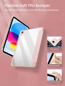 DANYCASE For IPad 11th A16 Air 11 13 M3 2025 Mini 7 6 Air 11 13 M2 2024 Pro 11 13 M4 2024 7th/8th/9th 10.2 Air 4 Air 5 10.9 10th - Pink - View 3