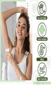 BUAEL Travel Deodorant 50 Pieces Of Deodorant Wipes And Body Wipes Individually Wrap Hypoallergenic Mini Deodorant Underarm Sweating Cucumber And Travel To Clean Skin For Female Male Teenagers - 50 - 查看 7