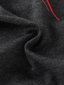 Toddler Boys' Cool Street Fashion Casual Outdoor Gift Cute Comfortable Spider Web & Letter Print Solid Color Hooded Long Sleeve Sweatshirt, Autumn