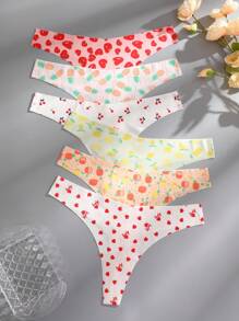 6pcs Women Leopard Print Hipster Briefs, Comfortable & Stylish Panties - Multicolor - View 3