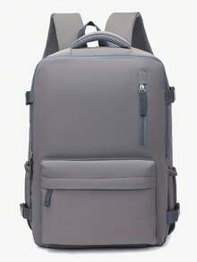 男士旅行背包，轻便，适合短途旅行、通勤、旅行行李，大容量，可装笔记本电脑，是返校季必备单品 - 彩色 - 查看 12