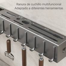 Knife Holder, Home Organization, Kitchen Storage, Shelves & Racks, Christmas! - Black - View 6
