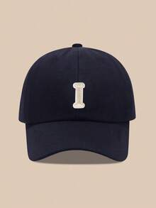 Mũ lưỡi trai trẻ em in 26 chữ cái, mũ chống nắng cho bé trai và bé gái, thích hợp cho các hoạt động ngoài trời và mặc hàng ngày, chống tia UV. - Màu xanh hải quân - Xem 5