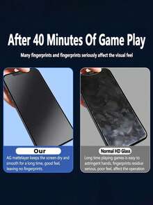 磨砂 2 件装陶瓷屏幕保护膜适用于 17 16 PRO MAX 16 16 PRO 16 PLUS 15 PRO MAX 15 15 PRO 15 PLUS 14 PRO MAX 14 14 PRO 14 PLUS 13 PRO MAX 13 13 PRO 12 11 XS XS MAX XR 屏幕保护膜，非玻璃，陶瓷软膜，智能手机模型，可用作生日、家人、朋友的礼物，手机屏幕保护膜，手机配件 - 無色 - 查看 4