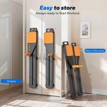 MERACH Pilates Board, Multifunctional Abdominal Board, Portable And Foldable Pilates Reformer - 黑色 - 查看 8