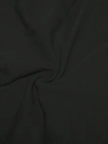 休闲百搭简约纯色阔腿裤 黑色 春季 - 黑色 - 查看 5