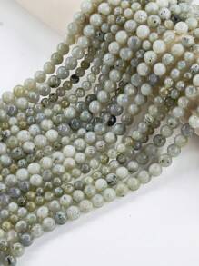 1 hebra de Cuentas sueltas de piedra natural de labradorita, cuentas redondas lisas de piedras curativas para hacer joyas, pulseras y collares de bricolaje, 4 mm, 6 mm, 8 mm