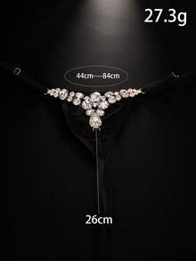 1件性感腰链，欧美夜店比基尼水钻身体链