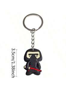 StarWars 25 Stücke Stern Wars Silikon Schlüsselanhänger - süßer Cartoon-Stil Schlüsselhalter, langanhaltend, tragbarer Schlüsselzubehör, perfektes Geschenk für Feiertage und Geburtstage, PVC-Material, lässiges Design, Feiertags-Schlüsselanhänger | verspieltes Design | hochwertige Verarbeitung, Taschenzubehör, geeignet als Party-Gastgeschenke, perfekte Geschenke für Halloween, Weihnachten