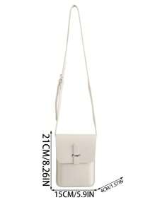 Sac bandoulière carré mode simple et polyvalent