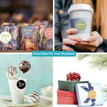 500 pièces/rouleau Autocollants "Merci pour votre commande", Autocollants "Merci" faciles à décoller, Autocollants pour produits faits main, Autocollants "Merci" pour sacs cadeaux, emballages et étiquettes de petites entreprises de au détail en ligne. Pour fournitures scolaires, rentrée des classes. - Multicolore - Voir 6