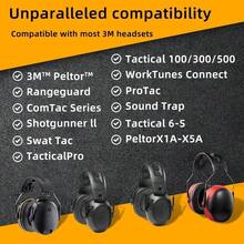 NEWGel Ear Pads For 3M WorkTunes Connect Hearing Protector High Density Noise Reduction Replacement Gel Cups For Peltor Sport Tactical 300 5007.3 - For3m - View 4