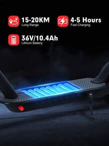 Mankeel Portable Electric Scooter With 8.5-Inch Honey Solid Tire - 36V 350W Power, 30km (19 Mile) Max Range, 30km/H (19 Mph) Top Speed, E-Brake + Disc Brake, App Control, LED Light, E-Scooter For Adult & Teen, Suitable For City Commuting, Outdoor Cycling, Couple Cycling, Birthday Gifts, Holiday Gifts