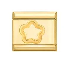 Pulseira modular de miçangas DIY com design de gota de óleo, decorada com corações, flores e borboletas. Ideal como presente para amigos e casais, perfeita para o Natal, Ano Novo, Halloween e Dia dos Namorados. Design charmoso, joia em aço inoxidável, produto local, prático e moderno. Essencial para o Natal e o Halloween. Tonalidade outonal suave. - M288126 - Ver 3