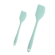 1pc/2pcs Silicone Scraper Spatula, Heat Resistant Baking Cream Scraper, One-Piece Butter Scraper - Pink - View 27