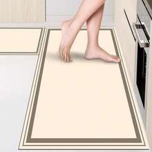 MADE IN TURKEY Pearl Digital Non-Slip Printed Turkish Rug – AL4007 Soft Touch, Washable Carpet With Non-Slip Felt Backing – Modern Decorative Floor Mat, Suitable For Living Room, Bedroom, Bathroom, Hallway Or Entryway – Available In 5 Sizes (40*60, 50*120, 50*160, 50*80, 60*100 Cm). Quick-Drying, Highly Absorbent, Soft, And Comfortable Design. Suitable For Both Indoor And Outdoor Use. - Brown - View 8