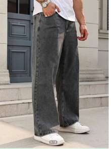 Black Skinny Jeans Direct From Factory - Immediate Shipping - Màu xám đen - Xem 3