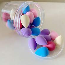 Mini Makeup Sponge Blender 30 Pcs,  Sponge For Foundation, Powder, Concealer And Eye Shadow,Under Eyes,Highlight And Contour - mặc định - Xem 2