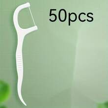 50pcs/1box Dental Floss Picks Set - Includes Toothpicks & Interdental Brushes For Safe Oral Care, Perfect For Travel