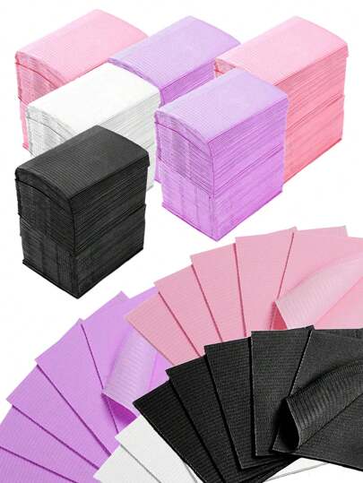 Engångsbordsmattor för nagelkonst, 125 st/50 st/20 st/10 st 3 lager vikbara nageldynor, vattentät manikyrkonstmatta, haklappar vattentäta tatueringshaklappar för tandklinik, tatueringsstudio, nagelsalong