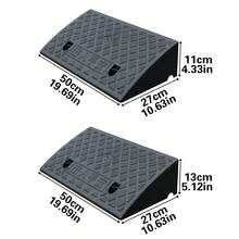 1PC Step Cushion Threshold, Lane, Wheelchair, Steps, Curb Ramp - Black - View 7