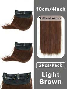 Men's Wig With Increased Hair Volume On The Top Of The Head, Synthetic Fiber Fluffy Hair Root Seamless Invisible Small Piece Pad Hair Piece High Bun Artifact, Suitable For Daily Wear - Multicolor - View 14