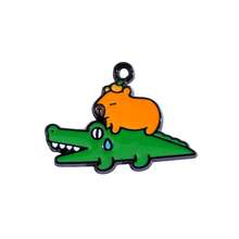 可爱的水豚河豚DIY吊坠首饰套装，可用于制作手链、项链和其他首饰。适合DIY爱好者。也非常适合馈赠亲朋好友。