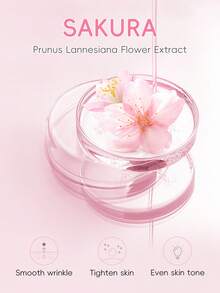 LAIKOU 6件套日本樱花保湿护肤套装（樱花睡眠面膜3克*5片，日本樱花泥面膜5克*5片，日本樱花精华液17毫升，日本樱花润唇膏6克，日本樱花眼膜70克，日本樱花精华霜25克）。深层修护护肤礼盒，抗衰老护肤礼品袋，适合女性、母亲、妻子、姐妹、青少年、女友等。 - 6件套裝 - 查看 7