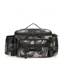 Multi-Function Lure Bag: 3-Way Carry (Shoulder/Crossbody/Waist). Specialized Storage For Fishing Rods & Tackle. Large Capacity. Essential Outdoor Gear For Anglers.