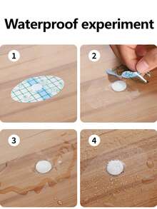 10/30 Pieces Per Pack, Waterproof Ear Patches, Soft And Skin-Friendly, Thin And Breathable, Protects The Ears, Good Elasticity, Easy To Wrap The Ears, Completely Covers The Ears, Not Easy To Leak Water, Suitable For Swimming, Bathing, Hot Springs And Other Occasions. - White - View 2