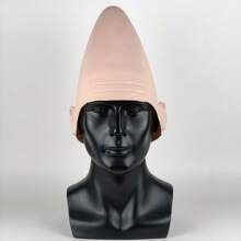 Thick Bald Skin Alien Bald Cap, Plastic Halloween Skull Egg-Shaped Wig, Exquisite Costume Dress Up Simulation Role Play Head Mask, Suitable For Men And Women Party