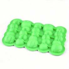 1 Stück lustiger Raupen Silikon Eiswürfelform Tablett, Wurm Form Eisfach Eisformen, Küchen Zubehör