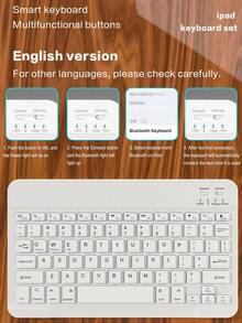 适用于 iPad 的旋转保护键盘套,兼容 iPad 第十代,采用 PU 皮革材质,适用于 iPad 10.2 英寸、9/8/7 英寸、Air 3/10.5 英寸、Pro 11 英寸(2018/2020/2021/2022 年款),配备亚克力背板和 Apple Pencil 插槽,适用于 iPad (A16) 11 英寸第十一代(2025 年款),支持 3 档角度调节,兼容 iPad Air 4/5/11 英寸 (M2) 2024 年款/(M3) 2025 年款,内置 150mAh 电池 - 黑色 - 黑色 - 查看 9