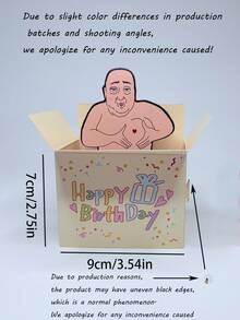 1 Thiệp chúc mừng sinh nhật vui nhộn - Thiết kế nhân vật 3D hình người đàn ông hói hài hước với bóng bay hình trái tim và giấy màu, kèm theo không gian viết thư và phong bì, Thích hợp cho sinh nhật, kỷ niệm, Ngày của Mẹ, Ngày của Cha, trang trí nhà cửa và thiệp mời dự tiệc, thiệp quà tặng, thiệp chúc mừng 3D nhiều màu sắc, đồ dùng học tập, trở lại trường - Nhiều màu - Xem 2
