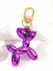 1 件粉色气球狗形钥匙扣、可爱背包、手提包、钱包、耳机、手机、汽车钥匙装饰吊坠、可爱小狗钥匙扣吊坠汽车配件包饰学院风哥特 Y2k - 多色 - 查看 27