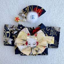 LABUBUS 15-17cm Interchangeable Doll Clothing Set: Kimono, Japanese Clothing | Party Or Birthday Blind Box Clothing | Teen Gift Doll, Toy, Clothes Doll (Clothing Accessories Only)