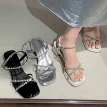 Women Heeled Sandals - 米色 - 查看 6